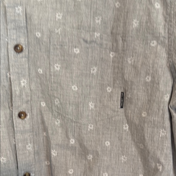 Billabong Men's Gray Short Sleeve Shirt - Picture 3 of 5